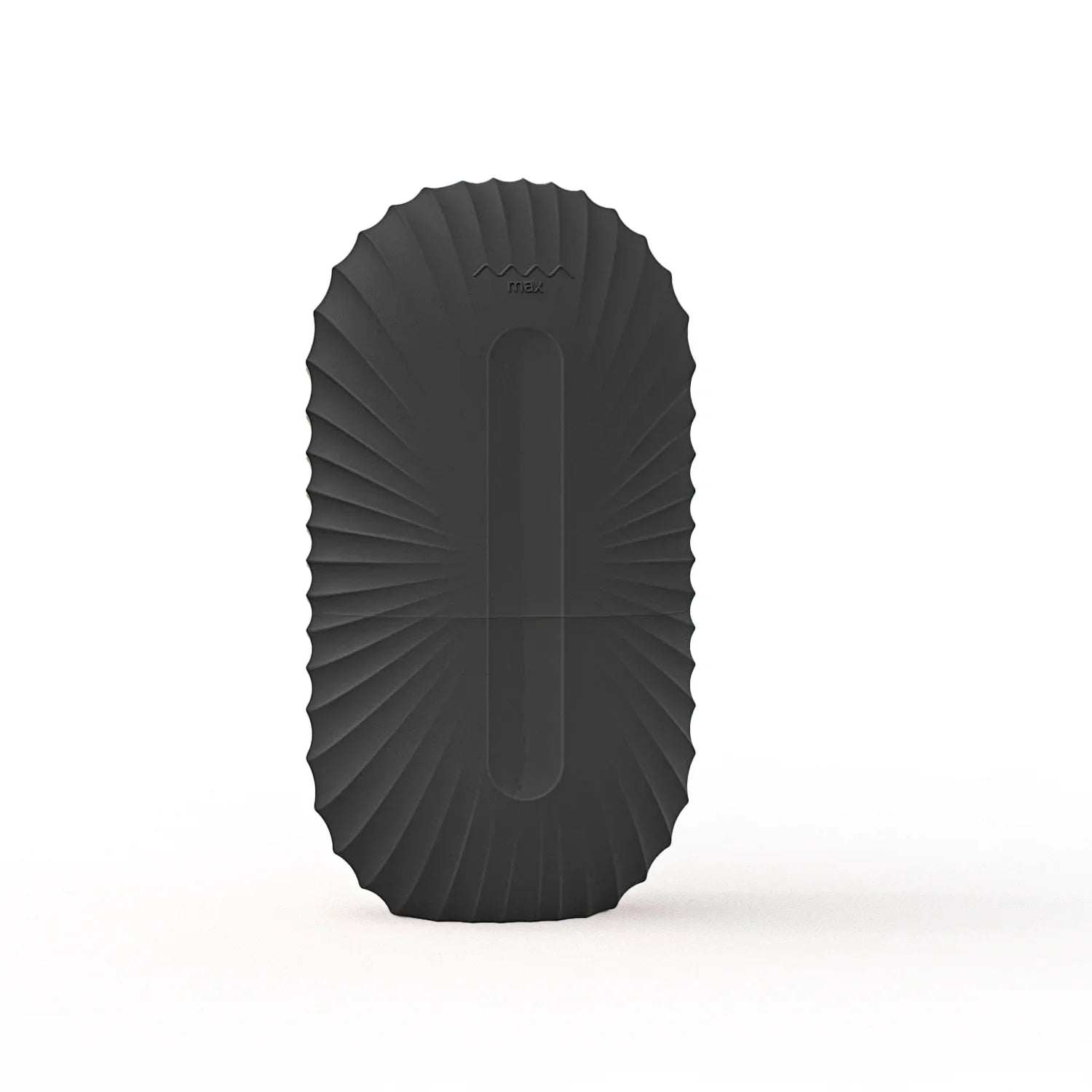 Black face ice roller on a white background